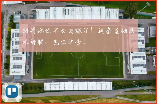 别再说你不会打球了！这套基础技术讲解，包你学会！